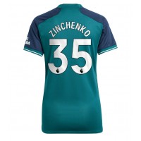 Camiseta Arsenal Oleksandr Zinchenko #35 Tercera Equipación para mujer 2023-24 manga corta